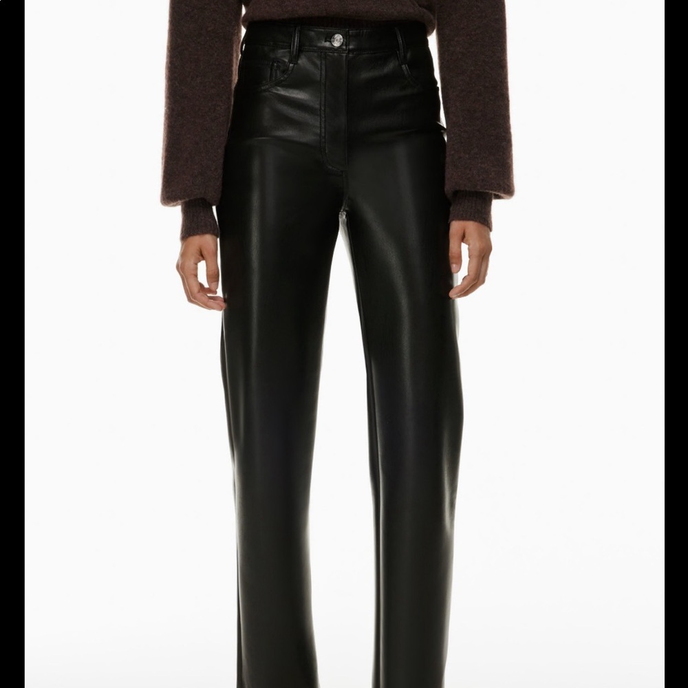 Aritzia leather pants